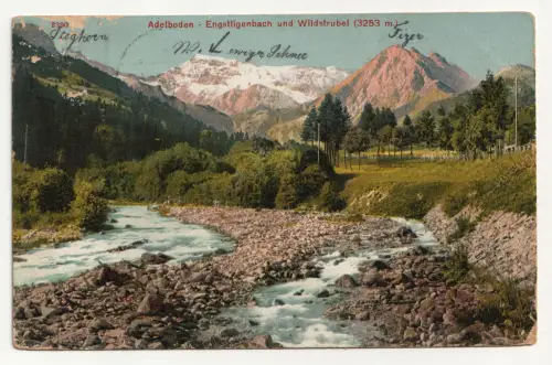 Adelboden - Engstligenbach und Wildstrubel (3253 m.)