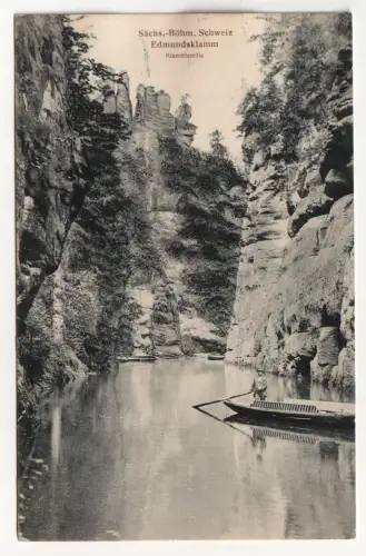 Sächs-Böhm. Schweiz Edmundsklamm. jahr 1915