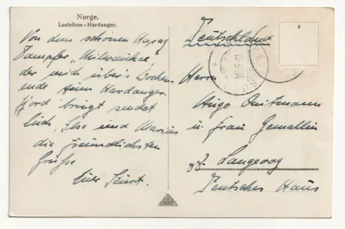 Norge. Laatefoss - Hardanger.