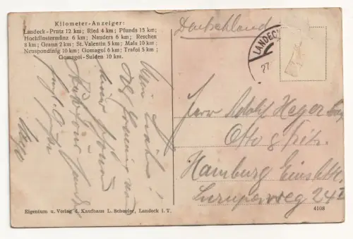 Route Landeck - Finstermünz - Stilfserjoch aus der Vogelschau