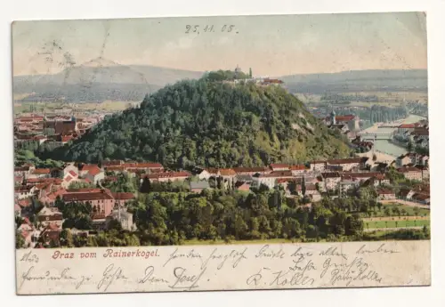 Graz vom Rainerkogel. jahr 1905