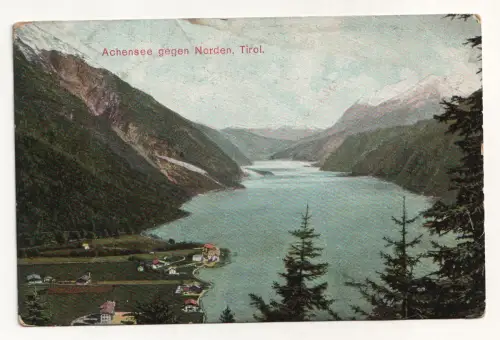 Achensee gegen Norden, Tirol. 