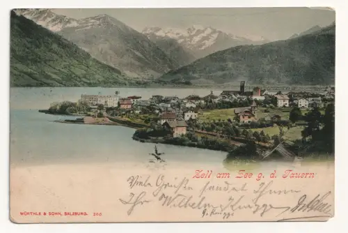 Zell am See g. d. Tauern. jahr 1901