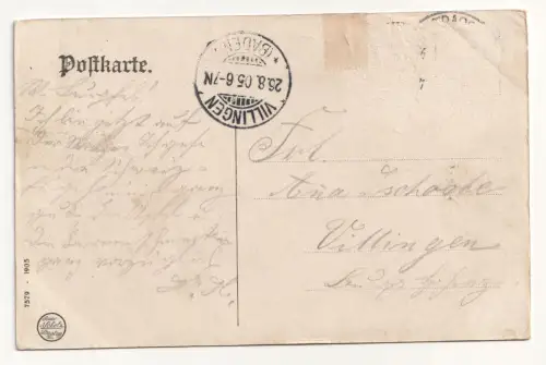 Strassburg. Blick vom Finkweilerstaden auf Münster u. Thomaskirche. jahr 1905