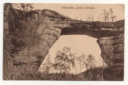 Prebischtor, Böhm. Schweiz. jahr 1919
