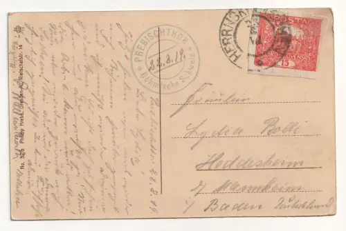 Prebischtor, Böhm. Schweiz. jahr 1919