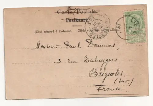 Les Environs de Tournai. Les ruines du chateau d Antoing. jahr 1901