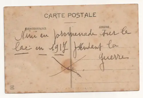 Lourdes - Le Lac. Les Hautes-Pyrenees. jahr 1917