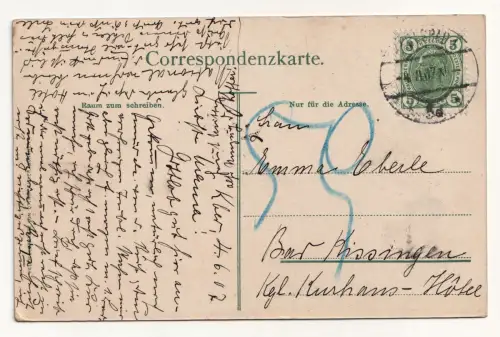 Karlsbad. Kreuz u. Sprudelgasse. Mühlbrunnenquai. jahr 1917