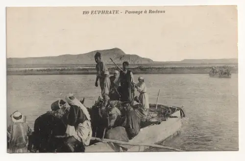 Euphrate - Passage a Radeau