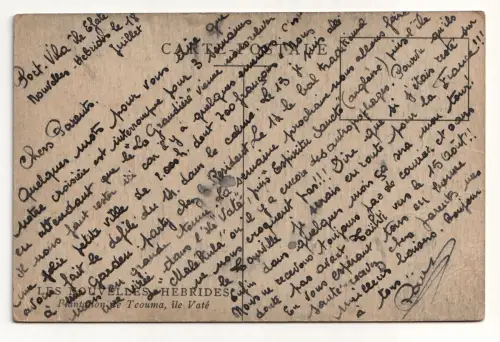 Les Nouvelles Hebrides. Plantation de Teouma, ile Vate.