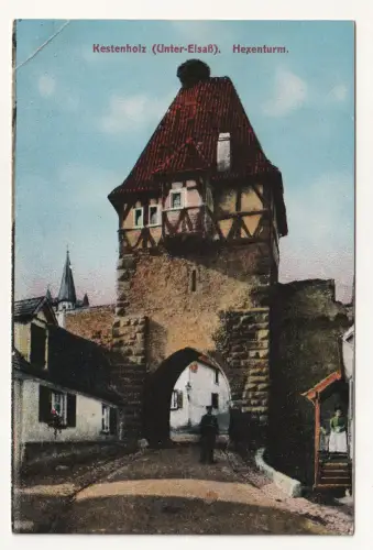 Kestenholz (Unter-Elsaß). Hexenturm.
