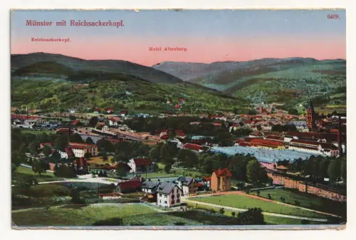 Münster mit Reichsackerkopf.