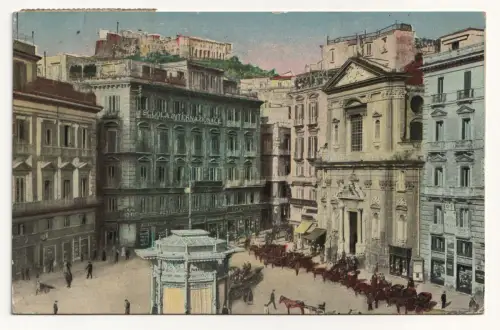 Napoli - Piazza S. Ferdinando. jahr 1917