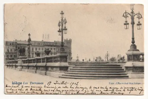 Liege. Les Terrasses. jahr 1902