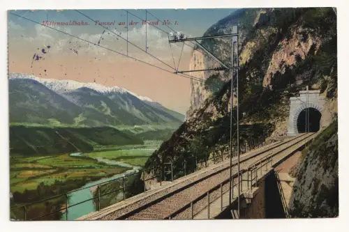 Mittenwaldbahn. Tunnel on der Wand No. I.