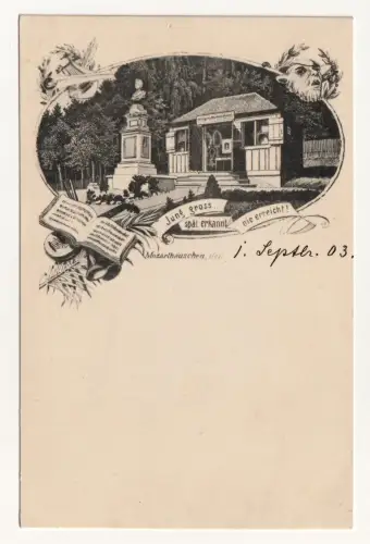 Mozarthauschen. jahr 1903