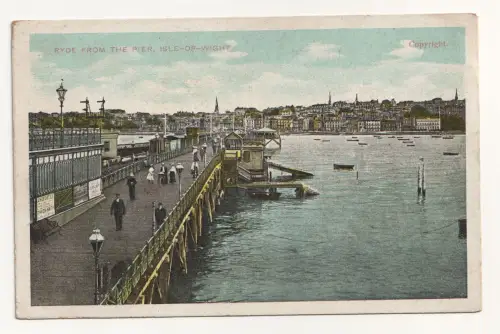 Ryde from the Pier. Isle-of-Wight.