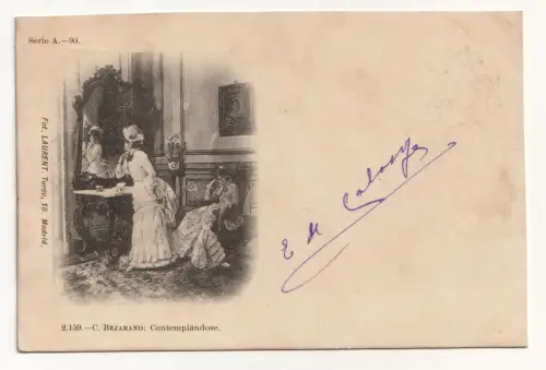 C. Bejarano: Contemplandose. Madrid. // Alte Ansichtskarte