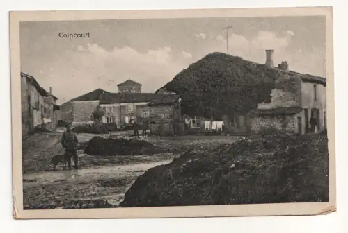 Coincourt. jahr 1917. Feldpost.