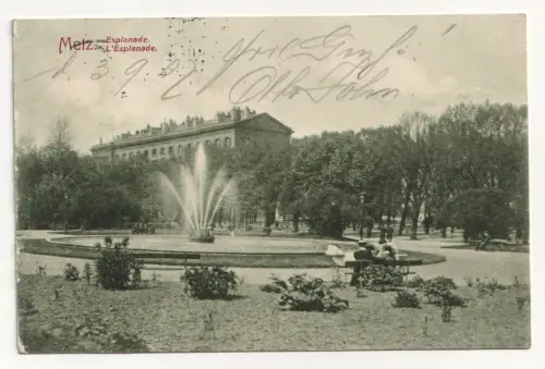 Metz. Esplanade. L Esplanade. jahr 1907