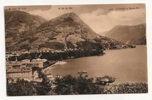 Lugano e Monte Bre. jahr 1911