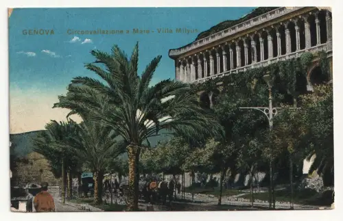 Genova. Circonvallazione a Mare - Villa Milyus.