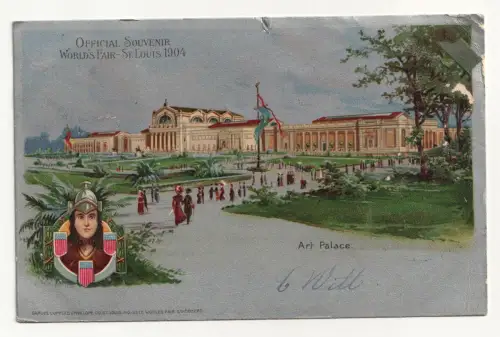 Art Palace. St. Louis. jahr 1904