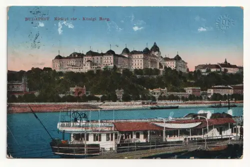 BUDAPEST. Királyi vár - Königl. Burg. jahr 1915