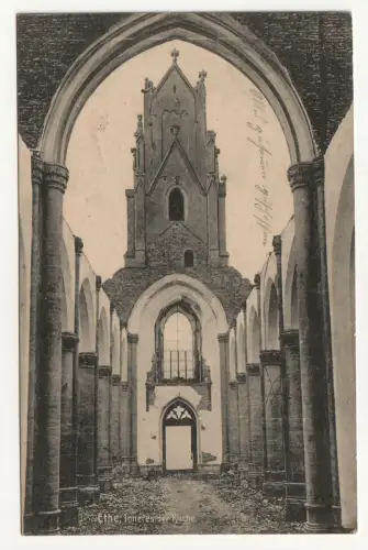 Ethe, Inneres der Kirche. jahr 1914. Feldpost