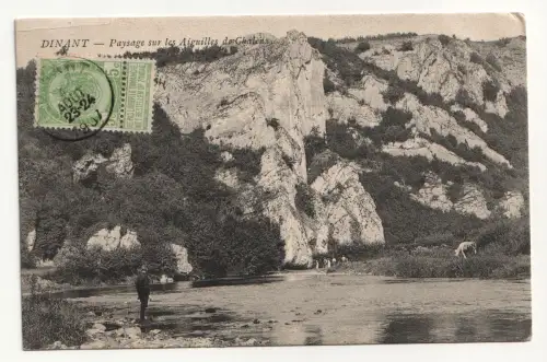 DINANT Paysage sur les Aiguilles de Chalenx. jahr 1907