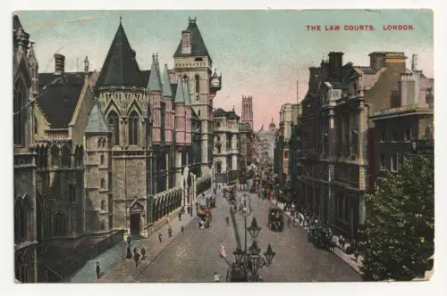THE LAW COURTS. LONDON. jahr 1909