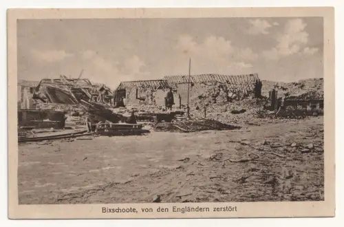 Bixschoote, von den Engländern zerstört