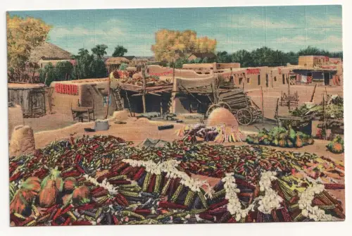 Harvest time at santa clara indian pueblo, New Mexico