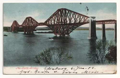 The Forth Bridge. jahr 1904