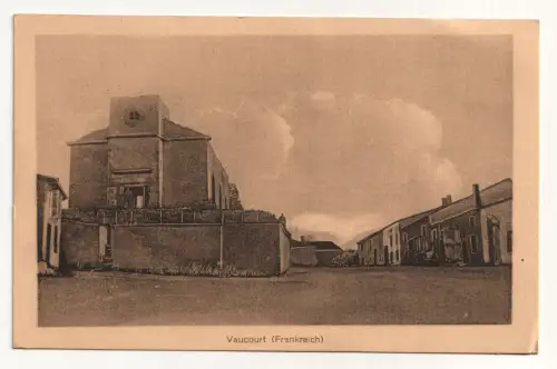 Vaucourt (Frankreich). 1916. Feldpoststation 124 7 Komp