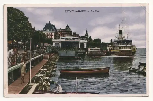 EVIAN-les-BAINS. Le Port