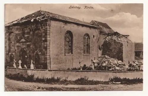 Leintrey. Kirche. jahr 1915