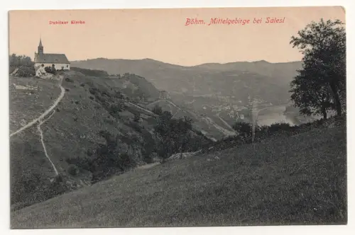 Dubitzer Kirche. Böhm. Mittelgebirge bei Salesl