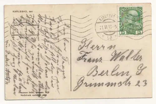 KARLSBAD. Hirschensprung.