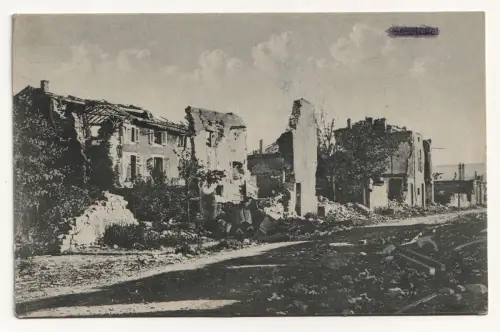 Originalaufnahme vom westlichen Kriegsschauplatz / 1917 Feldpost