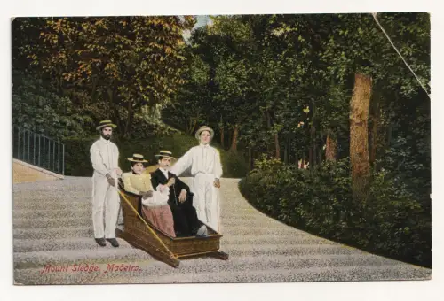 Mount Sledge, Madeira. / Old postcard