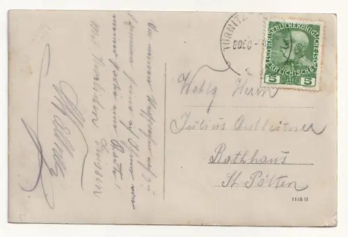 Türnitz. Falkenschlucht. Alte Ansichtskarte