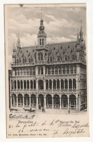 Bruxelles. Maison du Roi. jahr 1901