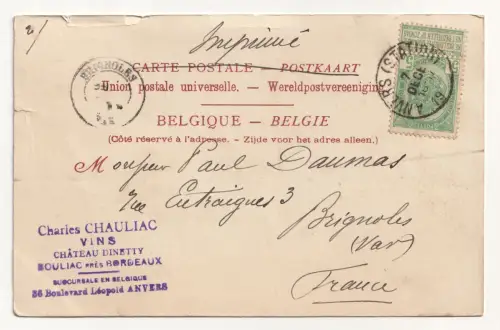 Anvers. Panorama. // Alte Ansichtskarte