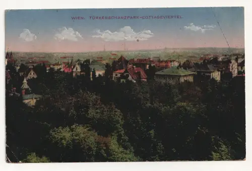 Wien. Turkenschanzpark-Cottageviertel.