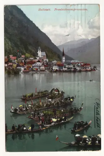 Hallstatt. Fronleichnamsprocession. jahr 1911