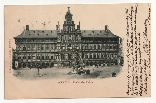 Anvers. Hotel de Ville. jahr 1911