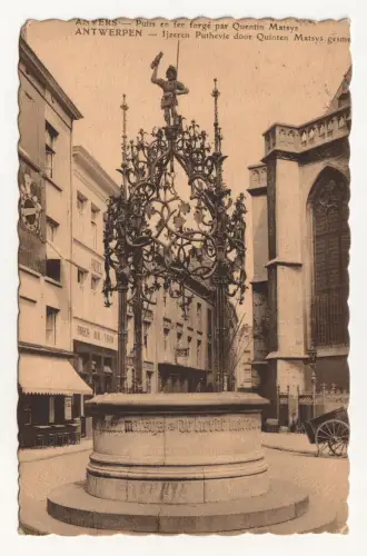 Antwerpen. Ijzeren Puthevie door Quinten Matsys gesme