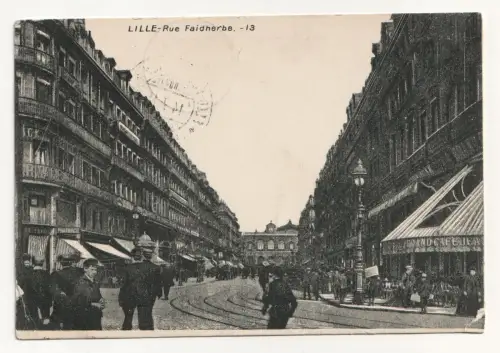 Lille - Rue Faidherbe. jahr 1915. Feldpost